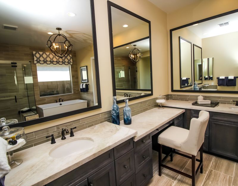 Double Vanity with Storage